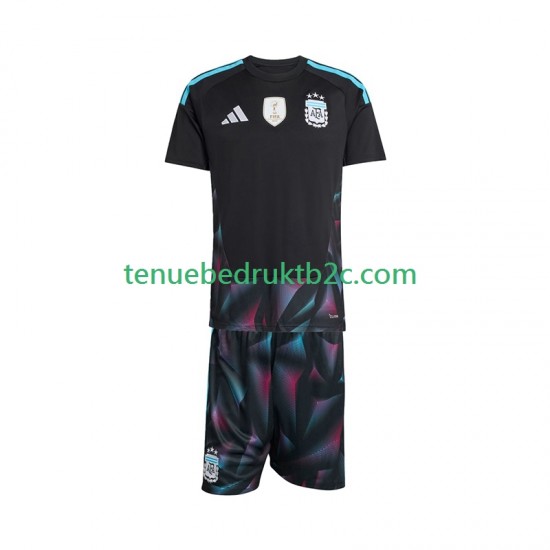 Thuisshirt Argentinië Keeper Voetbalteneu Kinderen WK 2026 S-S