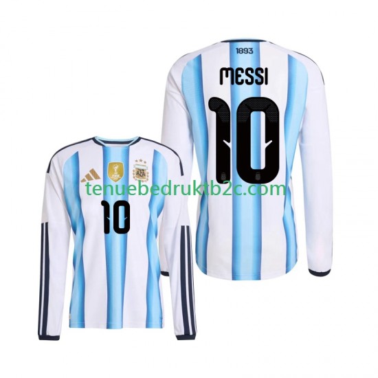 Thuisshirt Argentinië Lionel Messi 10 Mannen WK 2026 L-S