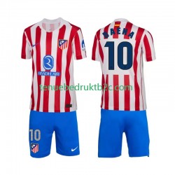 Thuisshirt Atlético Madrid Alex Baena 10 Voetbalteneu Kinderen 2025-26 S-S