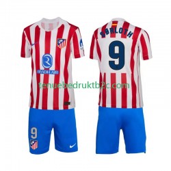 Thuisshirt Atlético Madrid Alexander Sorloth 9 Voetbalteneu Kinderen 2025-26 S-S