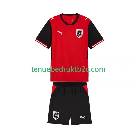 Thuisshirt Oostenrijk Voetbalteneu Kinderen WK 2026 S-S