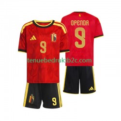 Thuisshirt België Openda 9 Voetbalteneu Kinderen WK 2026 S-S