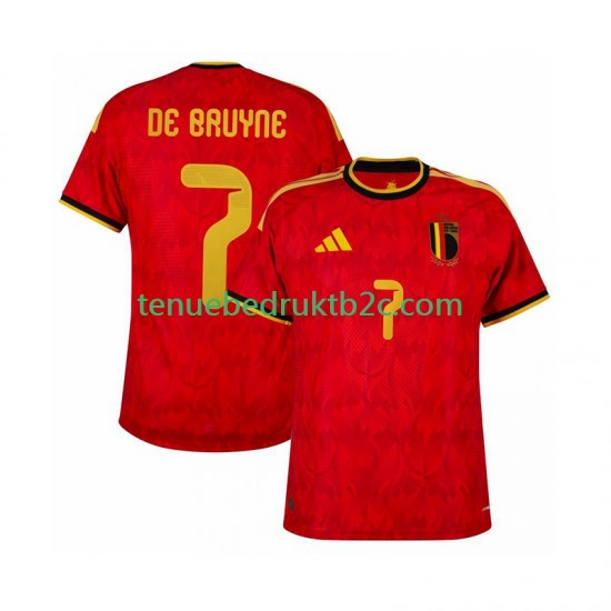 Thuisshirt België de bruyne 7 Mannen WK 2026 S-S