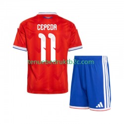 Thuisshirt Chili Lucas Cepeda 11 Voetbalteneu Kinderen 2026 S-S