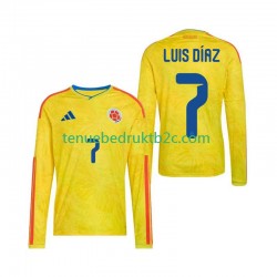 Thuisshirt Colombia Luis Diaz 7 Mannen WK 2026 L-S