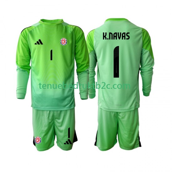 Thuisshirt Costa Rica Keeper Keylor Navas 1 Voetbalteneu Kinderen 2025 L-S