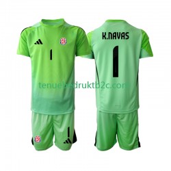 Thuisshirt Costa Rica Keeper Keylor Navas 1 Voetbalteneu Kinderen 2025 S-S