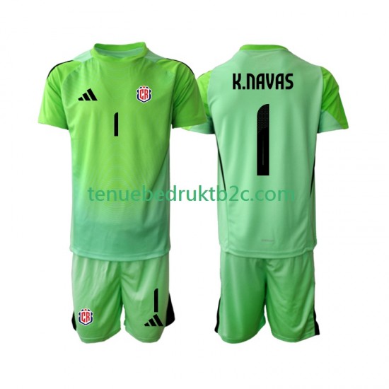 Thuisshirt Costa Rica Keeper Keylor Navas 1 Voetbalteneu Kinderen 2025 S-S