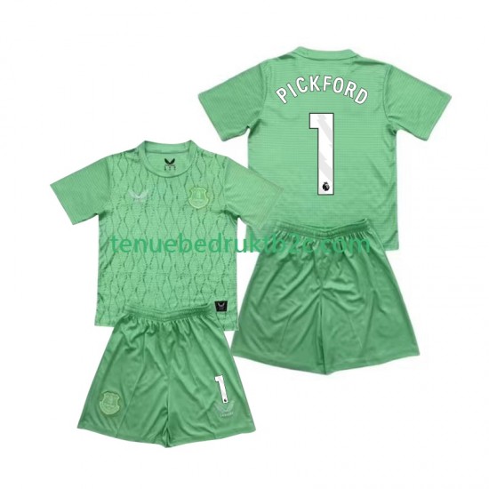 Thuisshirt Everton Keeper Pickford 1 Voetbalteneu Kinderen 2025-26 S-S