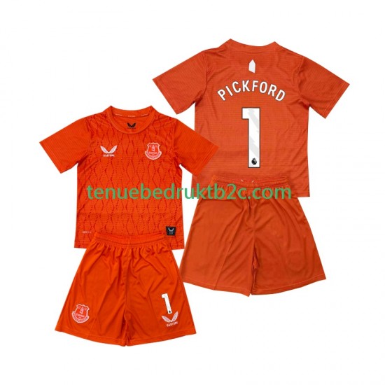 3de shirt Everton Keeper Pickford 1 Voetbalteneu Kinderen 2025-26 S-S