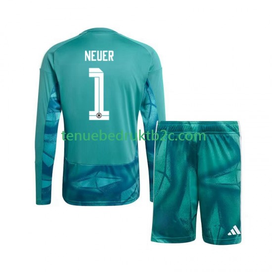 Thuisshirt Duitsland Keeper Manuel Neuer 1 Voetbalteneu Kinderen WK 2026 L-S