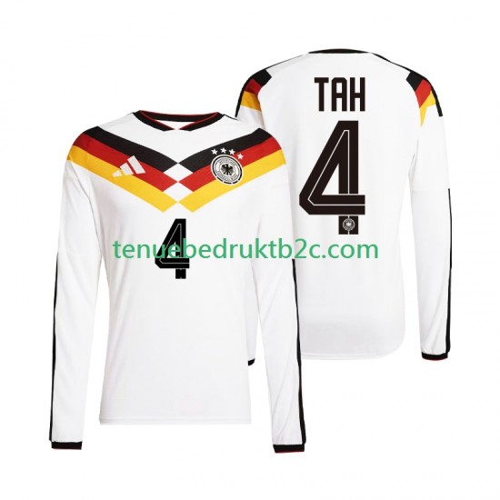 Thuisshirt Duitsland Jonathan Tah 4 Mannen WK 2026 L-S