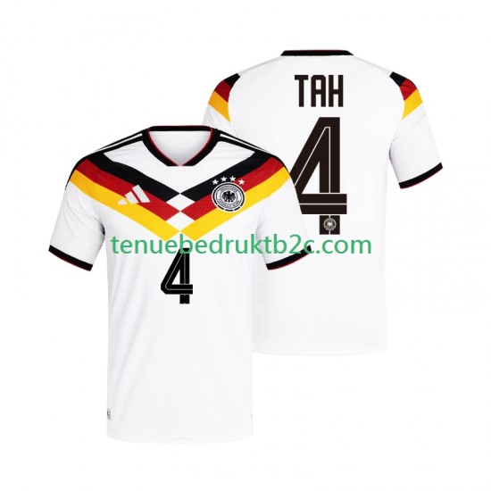Thuisshirt Duitsland Jonathan Tah 4 Mannen WK 2026 S-S