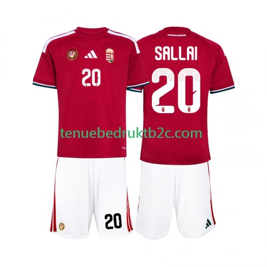 Thuisshirt Hongarije Sallai 20 Voetbalteneu Kinderen WK 2026 S-S