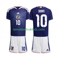 Thuisshirt Japan Ritsu Doan 10 Voetbalteneu Kinderen WK 2026 S-S