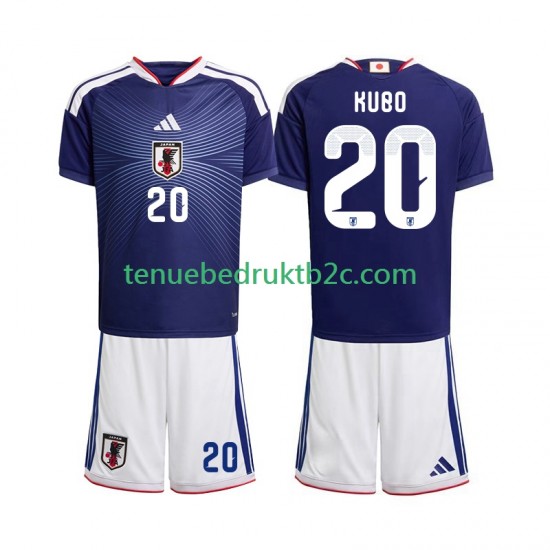 Thuisshirt Japan Kubo 20 Voetbalteneu Kinderen WK 2026 S-S