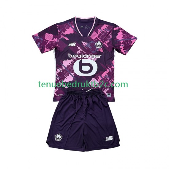 4de shirt LOSC Lille Voetbalteneu Kinderen 2025-26 S-S