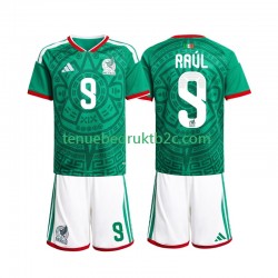 Thuisshirt Mexico Raul Jimenez 9 Voetbalteneu Kinderen WK 2026 S-S