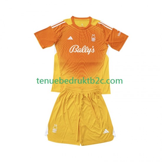 3de shirt Nottingham Forest Keeper Voetbalteneu Kinderen 2025-26 S-S