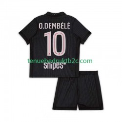 4de shirt Paris Saint-Germain Ousmane Dembele 10 Voetbalteneu Kinderen 2025-26 S-S