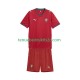 Thuisshirt Portugal Voetbalteneu Kinderen WK 2026 S-S