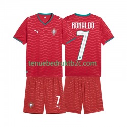 Thuisshirt Portugal Cristiano Ronaldo 7 Voetbalteneu Kinderen WK 2026 S-S