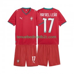 Thuisshirt Portugal Rafael Leao 17 Voetbalteneu Kinderen WK 2026 S-S