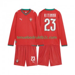 Thuisshirt Portugal Vitinha 23 Voetbalteneu Kinderen WK 2026 L-S