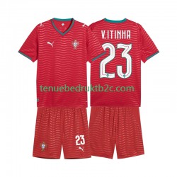 Thuisshirt Portugal Vitinha 23 Voetbalteneu Kinderen WK 2026 S-S