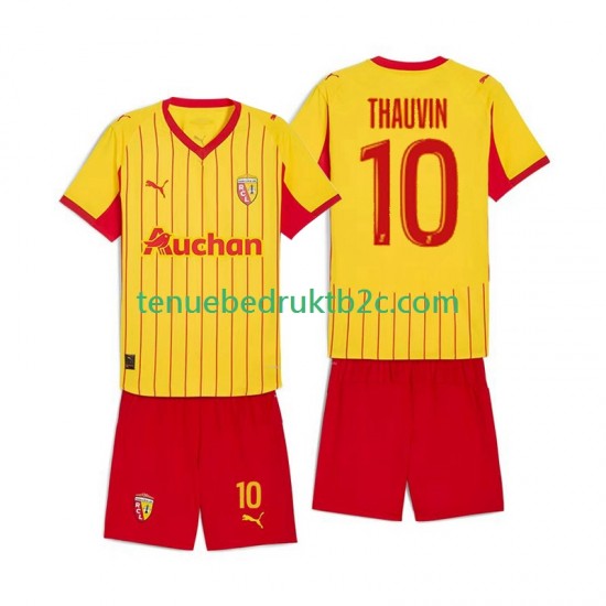 Thuisshirt RC Lens Florian Thauvin 10 Voetbalteneu Kinderen 2025-26 S-S
