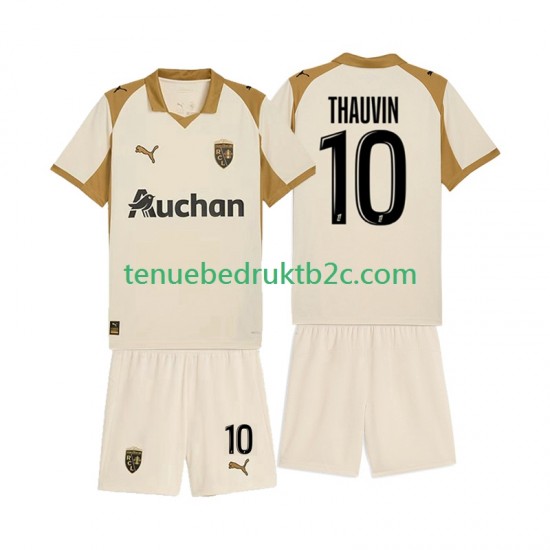 3de shirt RC Lens Florian Thauvin 10 Voetbalteneu Kinderen 2025-26 S-S