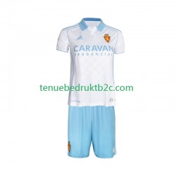 Thuisshirt Real Zaragoza Voetbalteneu Kinderen 2025-26 S-S