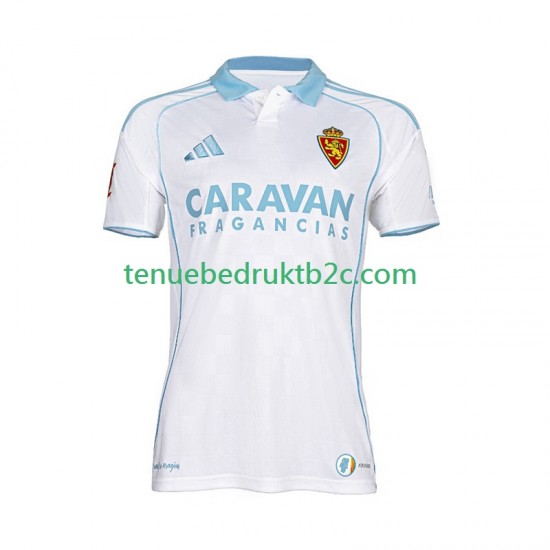 Thuisshirt Real Zaragoza Mannen 2025-26 S-S