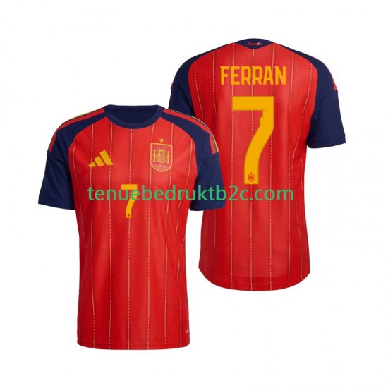 Thuisshirt Spanje Ferran Torres 7 Mannen WK 2026 S-S