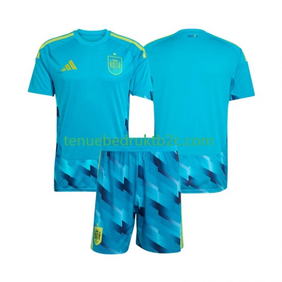 Thuisshirt Spanje Keeper Voetbalteneu Kinderen WK 2026 S-S