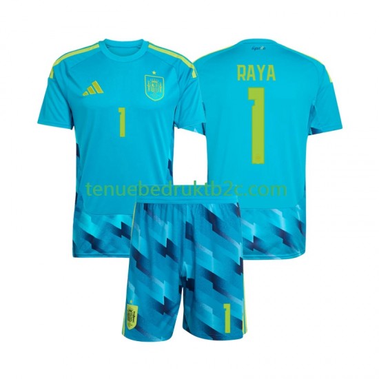 Thuisshirt Spanje Keeper David Raya 1 Voetbalteneu Kinderen WK 2026 S-S