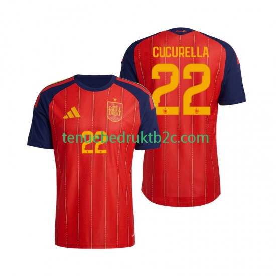 Thuisshirt Spanje Marc Cucurella 22 Mannen WK 2026 S-S