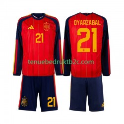 Thuisshirt Spanje Mikel Oyarzabal 21 Voetbalteneu Kinderen WK 2026 L-S