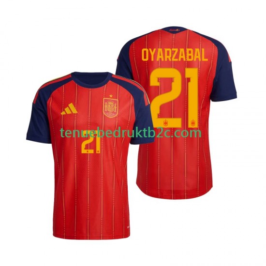 Thuisshirt Spanje Mikel Oyarzabal 21 Mannen WK 2026 S-S
