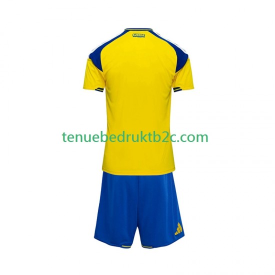 Thuisshirt Zweden Voetbalteneu Kinderen 2026 S-S