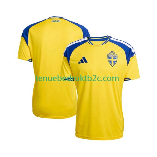 Thuisshirt Zweden Mannen 2026 S-S