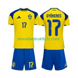 Thuisshirt Zweden Viktor Gyokeres 17 Voetbalteneu Kinderen 2026 S-S