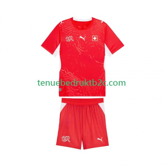 Thuisshirt Zwitserland Voetbalteneu Kinderen WK 2026 S-S