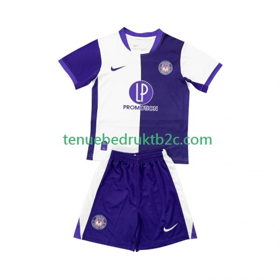 Thuisshirt Toulouse Voetbalteneu Kinderen 2025-26 S-S