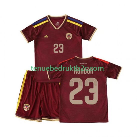 Thuisshirt Venezuela Salomon Rondon 23 Voetbalteneu Kinderen 2026 S-S