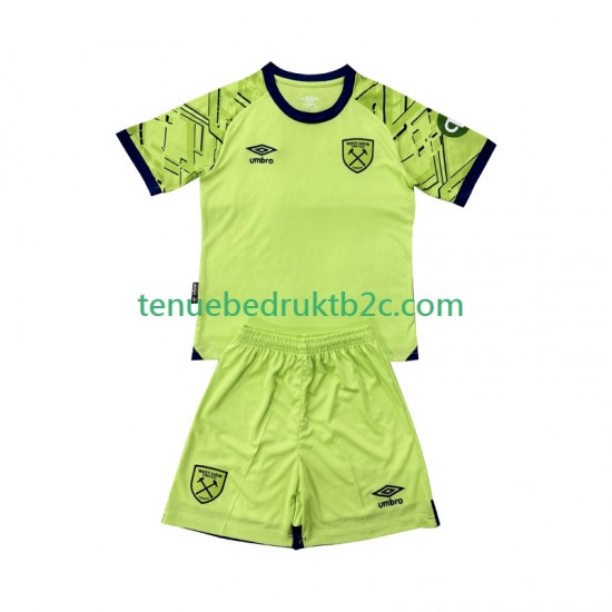 Thuisshirt West Ham United Keeper Voetbalteneu Kinderen 2025-26 S-S