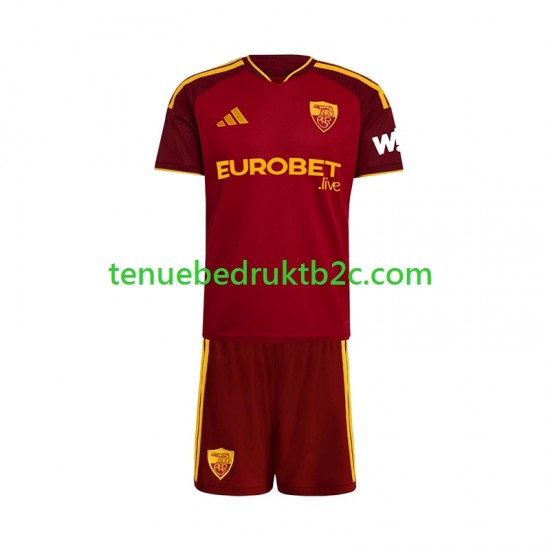 Thuisshirt AS Roma Voetbalteneu Kinderen 2026-27 S-S