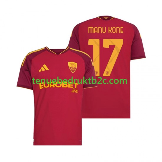 Thuisshirt AS Roma Manu Kone 17 Mannen 2026-27 S-S