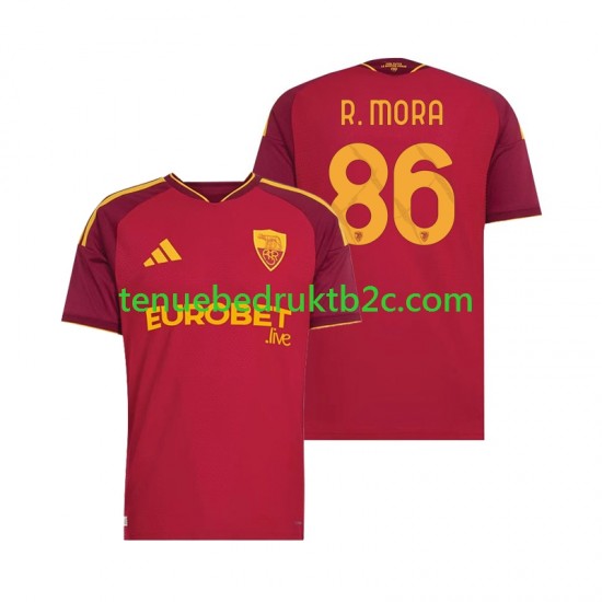 Thuisshirt AS Roma Rodrigo Mora 86 Mannen 2026-27 S-S
