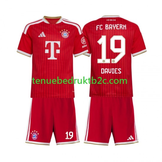 Thuisshirt FC Bayern München Alphonso Davies 19 Voetbalteneu Kinderen 2026-27 S-S